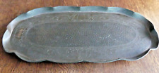 OLD OVAL ARTS & CRAFTS COPPER TRAY, POOL OR EUSTACE HAYLE CORNWALL,  SERPENTINE 