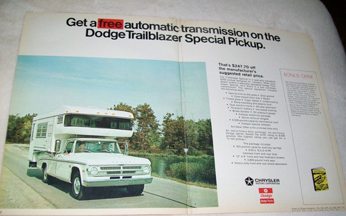1971 dodge trailblazer - trailblazer, special