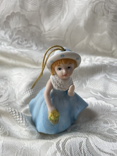 Vintage ceramic girl - ceramic,