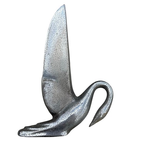 Chrome swan novelty - chrome, hood
