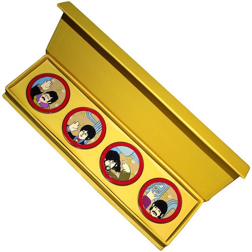 The beatles metal pin - the,