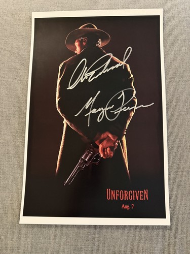 Unforgiven 11x17 hand signed - unforgiven,