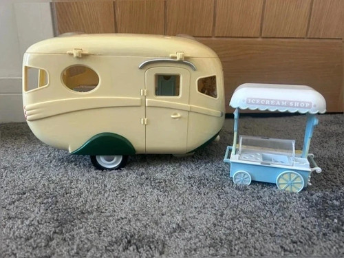 Sylvanian families caravan - families,