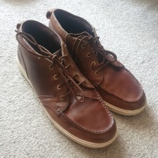 Timberland Men's UK Size 7.5 Brown Boat Deck Shoes