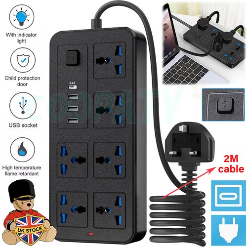 Way gang extension - 6, usb