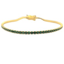 Emerald Gemstone Gold Vermeil