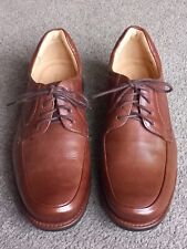 Anatomic & Co Campos Mens Dark Tan Leather Lace Up Shoes Size 40 BNWOB