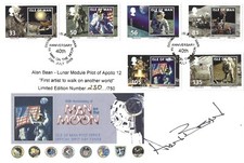 ALAN BEAN APOLLO 12 SIGNED
