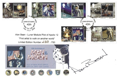 Alan bean apollo signed - alan,