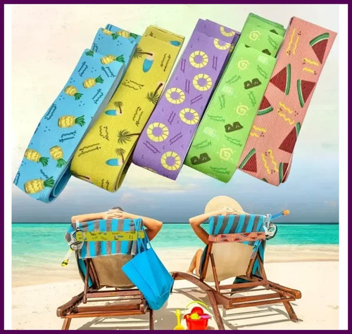Sunbed strap towel fixed - 5x,