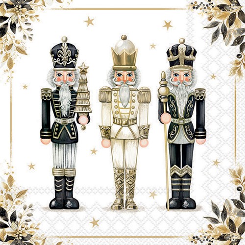 Christmas napkins nutcrackers - christmas,