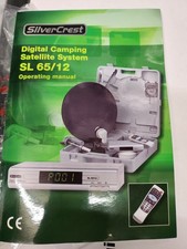 Silvercrest 803 Digital Camping Satellite Receiver with Remote Control.