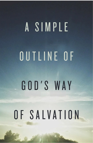 Simple outline god way of - outline,