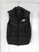 NIKE PADDED BODY WARMER/GILET BLACK SIZE S (PIT TO PIT 19.5 INCHES)