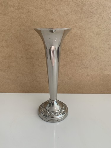 Silver plated candlestick - plated,