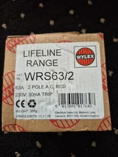 Wylex RCD WRS63/2 63A 30mA RCD