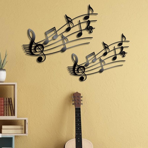 Music note wall - music,