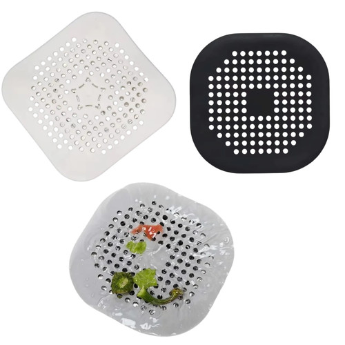 Silicone filter drain - silicone, hair
