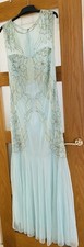 Miss selfridge Beaded Evening maxi Fully Lined evening occasion Dress Prom 14.