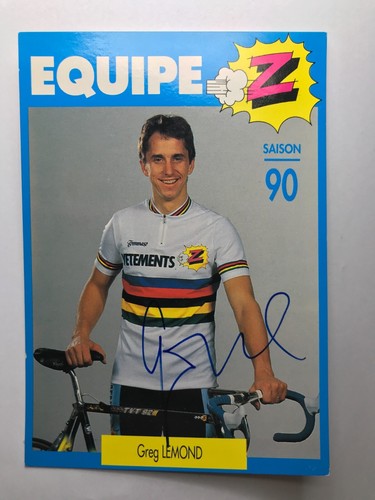Autograph greg lemond team - autograph,