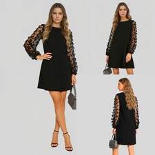 Women Mesh Sheer Long Sleeve