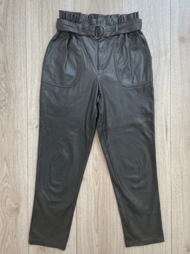 Primark leather trousers - leather, size