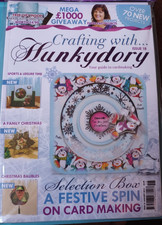 Crafting with Hunkydory  Issue 18  - with "Moonlight Christmas" complete kit.