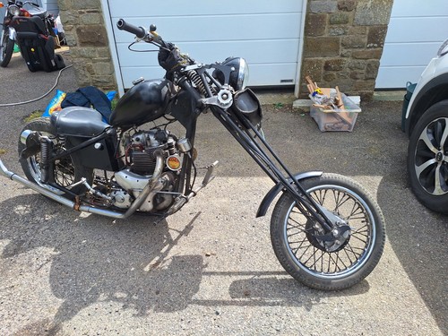 Bsa bobber chop - bsa,