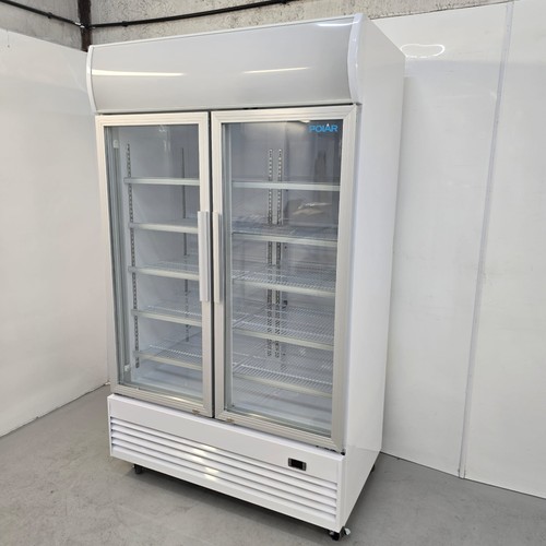 Upright display cooler - upright, light