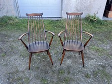 A Pair of Vintage Ercol  Armchairs / Ercol Carver Chairs