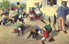 Mainzer No. 4878 Cat Fantasy