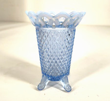 Antique Glass Vase Diamond Cut
