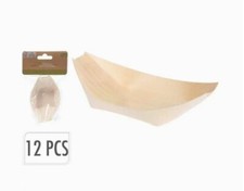 Bamboo Boats Wooden Serving