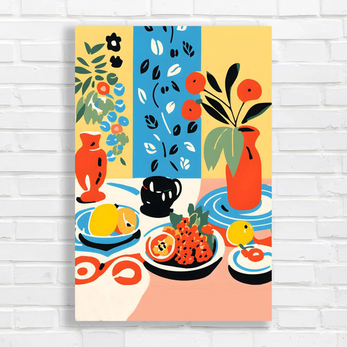 Vibrant botanical abstract - vibrant,