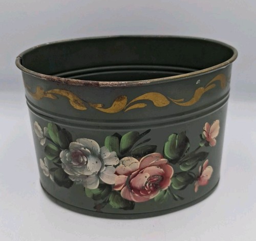 Vintage handpainted metal - vintage,