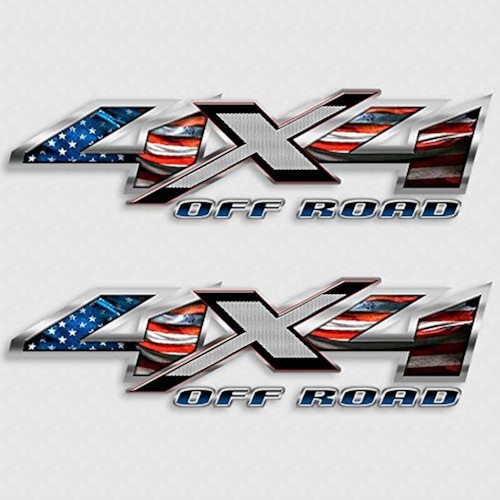 American flag 4x4 silverado - flag,