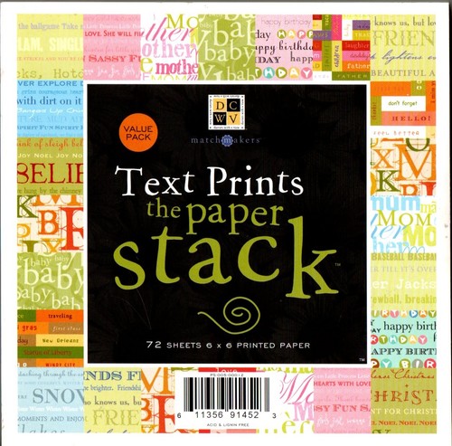 Dcwv the paper stack text - the,