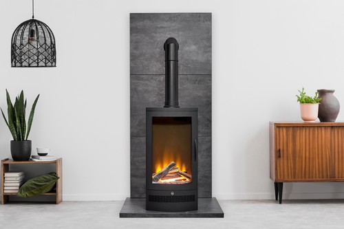 Acantha tile hearth set in - tile,