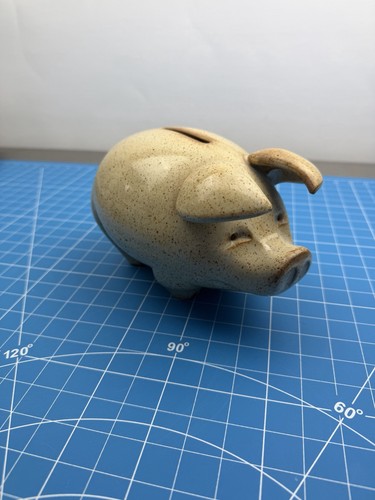 Large vintage ceramic piggy - vintage,