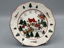Masons Ironstone Christmas Village - 7,3/4" Dessert / Salad Plate