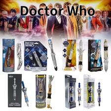 Doctor Who The 10th 12th 13th 14th Sonic Screwdriver Light Sounds Collector Gift