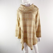 Kekoo Tan Plaid Tweed Long