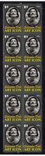 Salvador Dali Art Icon Strip Of 10 Mint Stamps 5