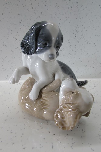 Vintage lladro nao dog spaniel - dog,