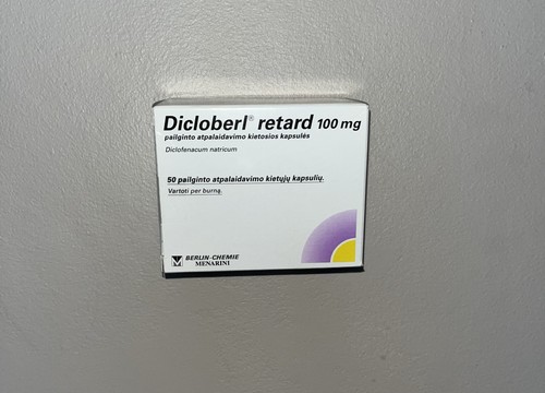 Dicloberl retard usage book - dicloberl, retard/