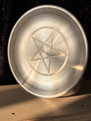 Pentagram altar tray stainless - pentagram,