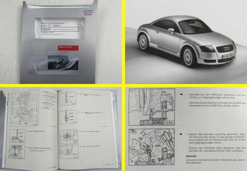 Reparaturanleitung audi 8n - tt,