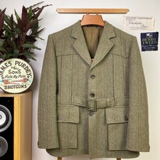 Christopher Dawes (40S) Full NORFOLK Belted Derby Tweed Shooting Hacking Jacket