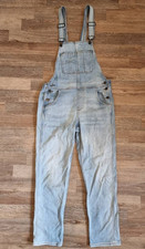 Fat Face Blue Denim Lewes Dungarees UK Women's Size 10 Casual - autumn winter 