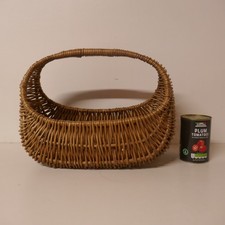 Vintage wicker gondola shaped